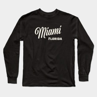 Miami Florida Long Sleeve T-Shirt